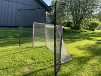 Stort HOCKEYMÅL med skyddsnät