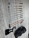 Komplett golfset med bra märkesklubbor 