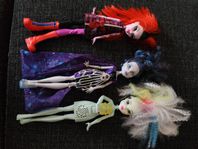 Monster High dockor - 3 stycken