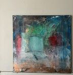 abstrakt kanvas original tavla 