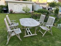 Matgrupp i teak