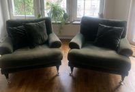 Två Bloomingtonfåtöljer säljes