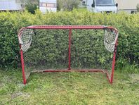 Hockeymål samt skottplatta säljes