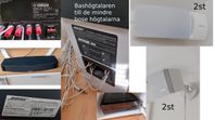 Surroundsystem Yamaha + bose front/sid/bak/sub i bra skick