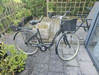 svart damcykel cresent city 28 tum i fint skick