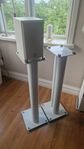 Högtalarstativ 80cm höga (två st)