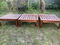 Ikea Äpplarö 3 lounge moduler med dynor och kuddar