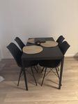 bord och stolar i fint skick - bordstabletter ingår