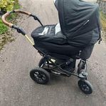 Emmaljunga superviking super viking barnvagn sittdel liggdel