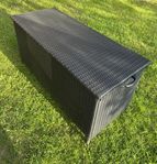 Dynbox Yderup B133xH64xD55 svart konstrotting