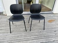 2 ikea broringe svart stol