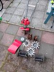 Liten Jordfräs med tillbehör 