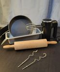 Bakredskap / Baking tools (Elvisp, Brödform, Kavel, etc)