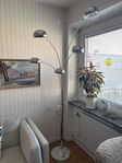 Golvlampa i silver