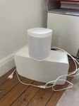 2 högtalare SONOS ONE och SONOS FIVE - perfekt ljud 