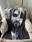Kurt Cobain bild i tyget att hänga på väggen
