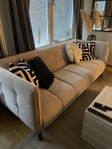 Soffa 3-sits beige