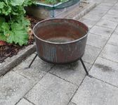 Vedgryta, Koppargryta på ben, FYND
