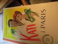 BOK Astrid Lindgren KATI I PARIS Bonniers 1953 Bra skick