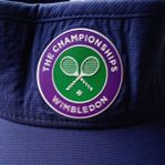 Ikonisk Wimbledon-look! Blå Solskärm för Tennis & Sommar"