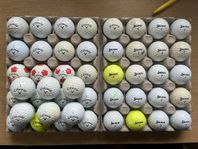 Golfbollar av kvalitetsmodeller - 46 st OBS! DÅLIG KVALITÉ
