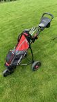 Golfset barn klubbor, Bag och vagn 