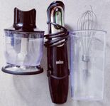 Stavmixer-set med tillbehör, BRAUN.