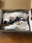 NIKE-Air Jordan 4 Retro WOMEN (Lucid Green Rasta) 