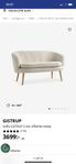 ”offwhite teddy” 2-sits soffa, Gistrup