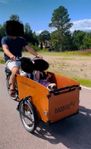 Lådcykel Babboe Big E med plats för 4st barn