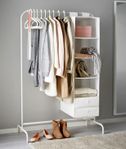 Klädställning IKEA MULIG vit 99x152 cm