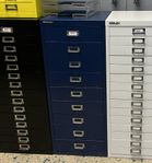 Bisley Multidrawer hurts, Hög A3 , 9 lådor, Oxford blå