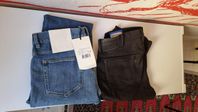 Jeanerica&Acne Studios Blå Konst! stl 33/34 och 32/34, slim