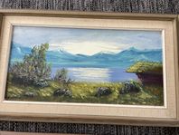 Tavlor med blandade naturmotiv från 1930 taler