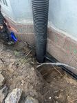 Dränering markarbeten vatten avlopp