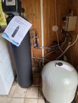 Helautomatisk vattenreningsfilter, Hydrofon, bypass, slangar