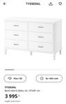 ikea tyssedal byrå