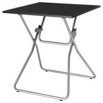 IKEA GUNDE Fällbart bord, svart, 67x67 cm