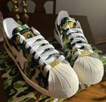 Sneakers Adidas Superstar Bape ABC Camo green