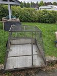 stor hundbur med bottenplatta i aluminium 