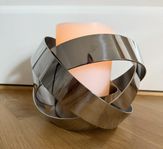 GEORG JENSEN, stor ljuslykta, 'Ribbon', rostfritt stål