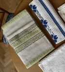 Hemvävda Dukar & Löpare 3st