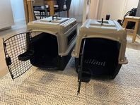 Två petmate Vari size M Transportburkar katter/små hundar