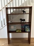 Retro hylla i teak vintage bokhylla förvaring