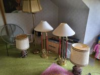 Bergboms mässing lampor keramik eea lampa stålampa 