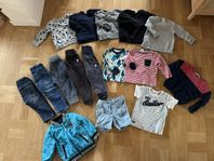 Klädpaket, 16 plagg, storlek 80/86, Polarn O. Pyret med mer