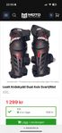 Leatt Knäskydd Dual Axis Svart/Röd