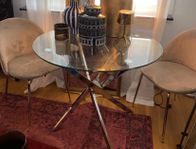 glasbord 4 stolar 