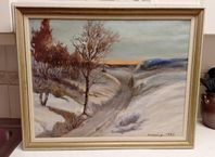 Målning av Henning från 1949, oljemålning
