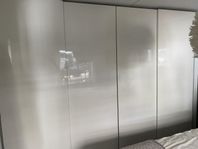 Ikea 2 st skjutdörrpar Hasvik 10937 150x236 vit, högblank